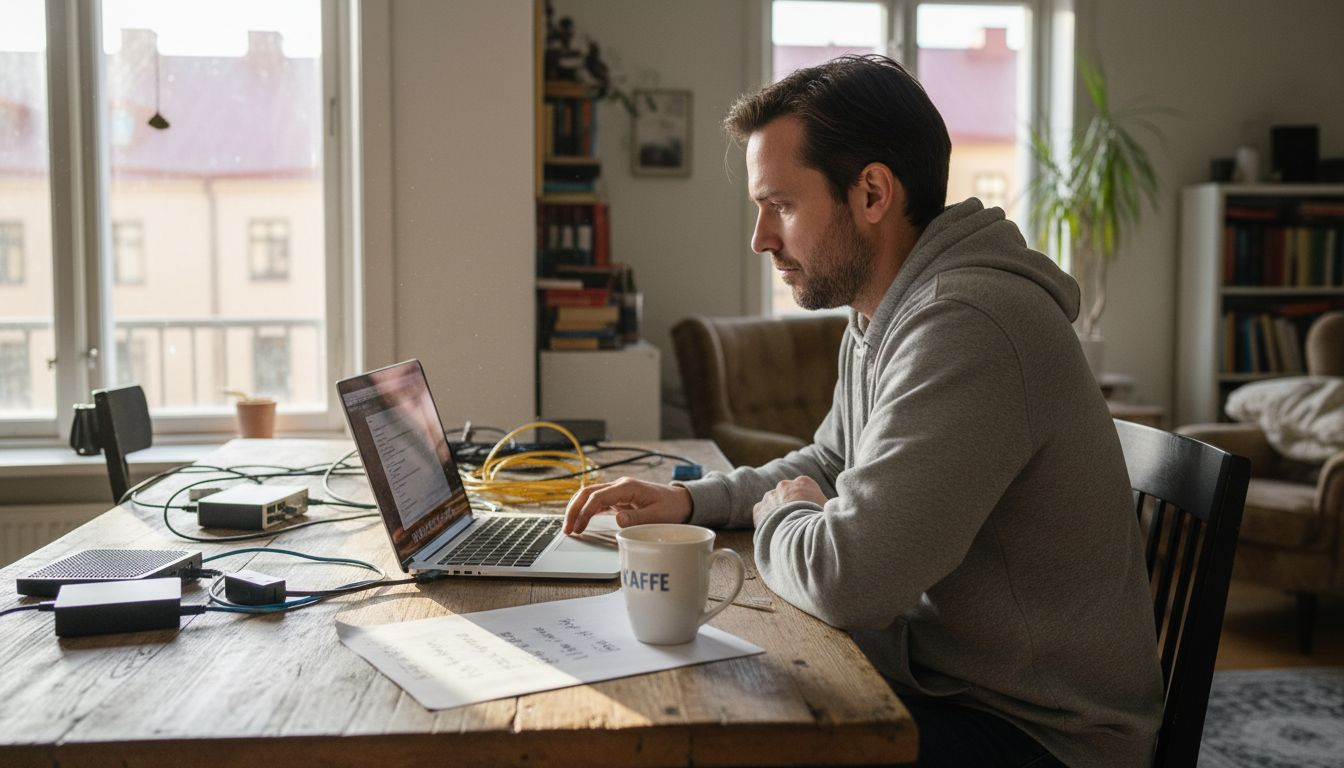 IT-expert som ser till att hemmets Apple-nätverk är säkert