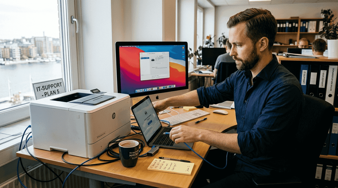 Som IT-tekniker hanterar man ofta Apple-produkter på kontoret.